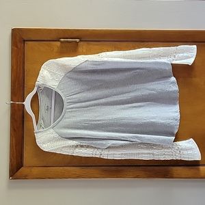 Lace long sleeve shirt